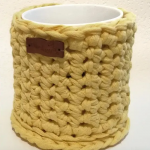 Вязаный крючком чехол и подставка для кружки/Crocheted case and stand for mugs